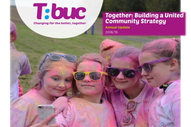 Front cover of the Together: Building a United Community Strategy (T:BUC) Annual Update 2018/19